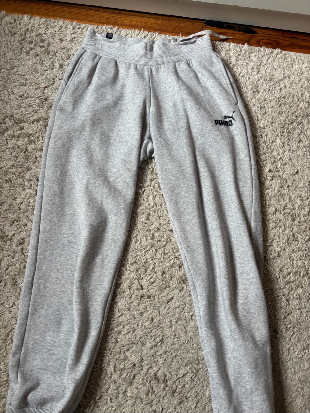 Puma men’s ' Light Gray Jogger Sweatpants